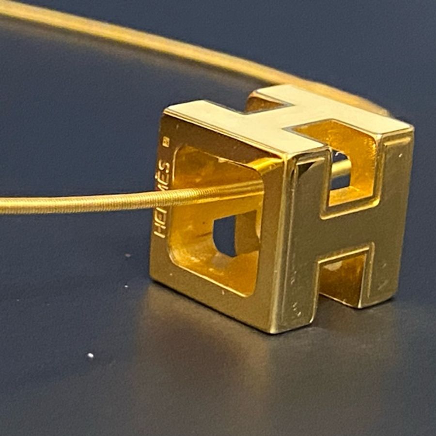 Hermès PENDENTIFCAGE D'H 頸鏈-7