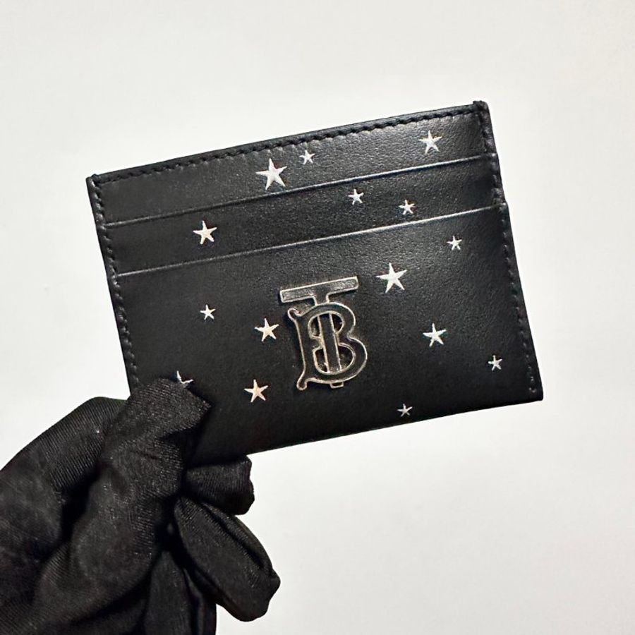 BURBERRY 星星緹花TB卡夾 (全新)✨-2