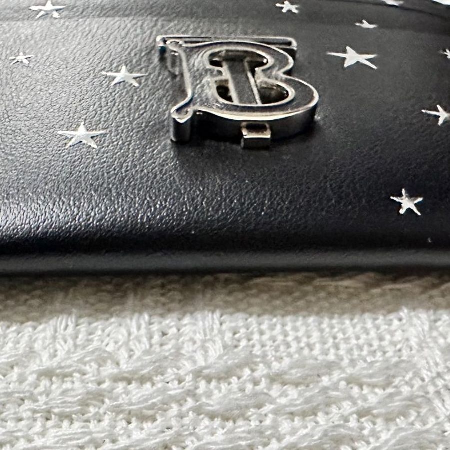 BURBERRY 星星緹花TB卡夾 (全新)✨-7