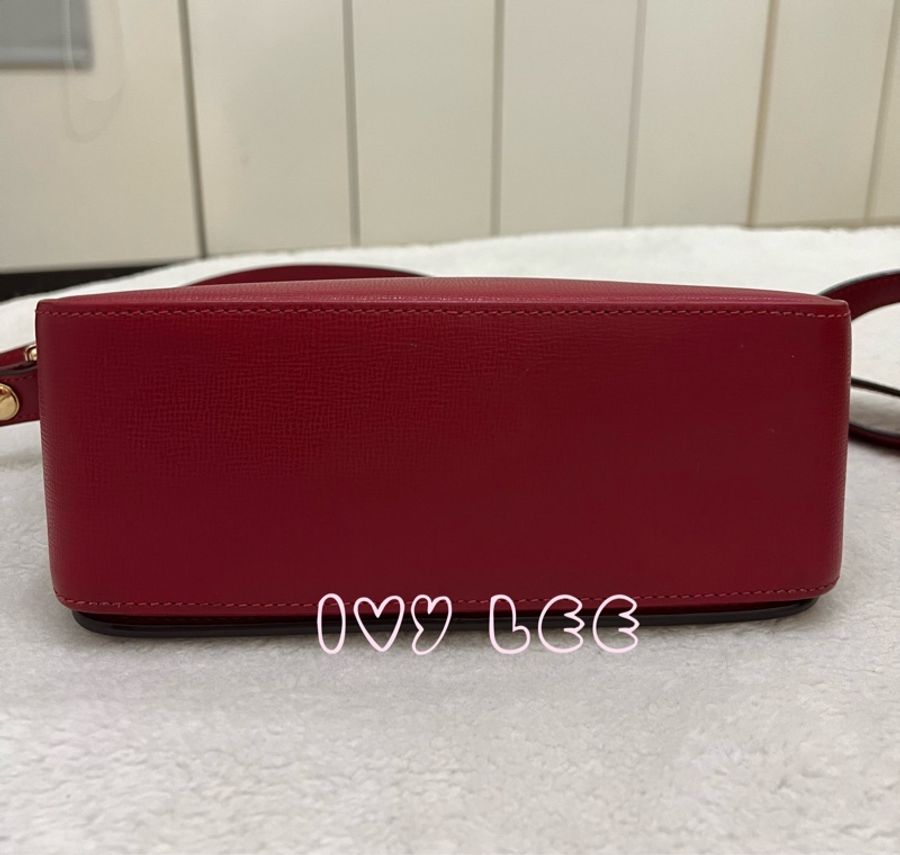 LONGCHAMP Le Pliage Heritage S 金釦牛皮斜背包 肩背包 二手精品-2