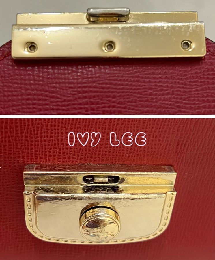 LONGCHAMP Le Pliage Heritage S 金釦牛皮斜背包 肩背包 二手精品-16