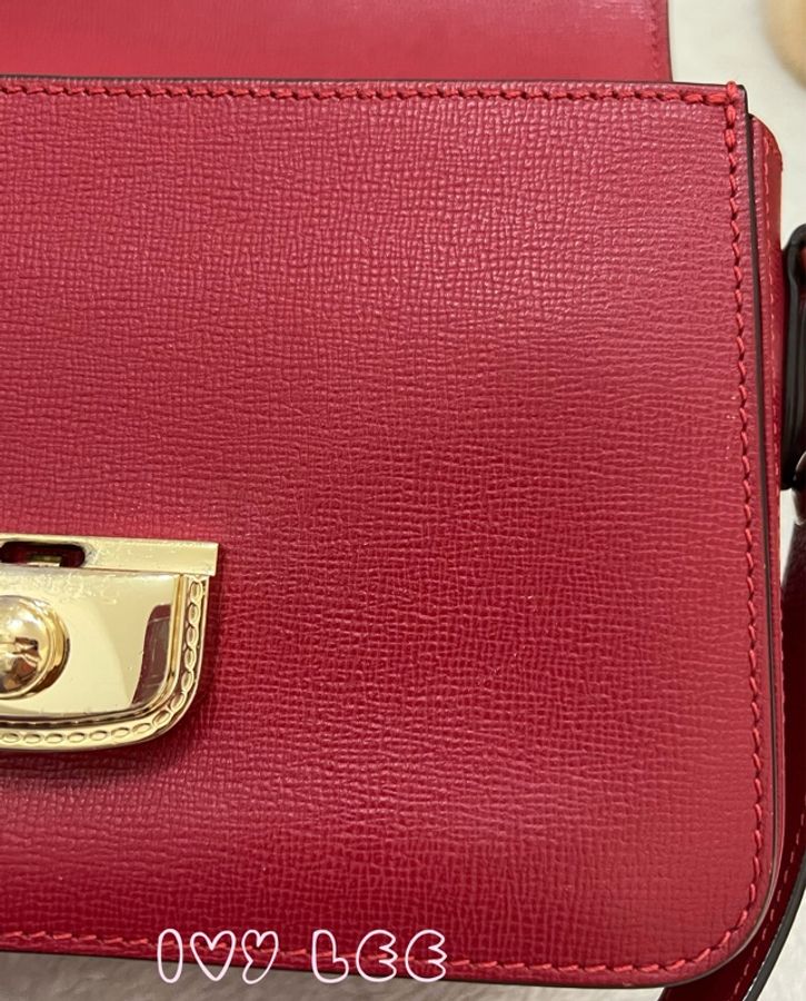 LONGCHAMP Le Pliage Heritage S 金釦牛皮斜背包 肩背包 二手精品-24