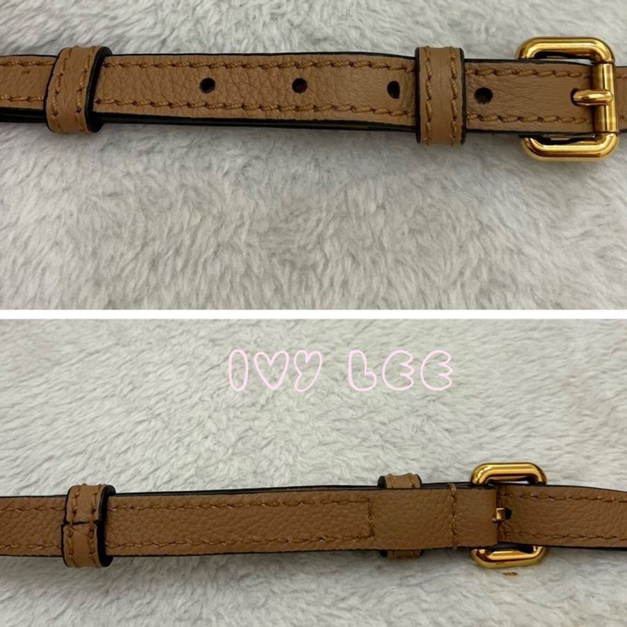 Versace 美杜莎頭皮革 焦糖奶茶色 肩背包 斜背包 1008100 二手精品-11