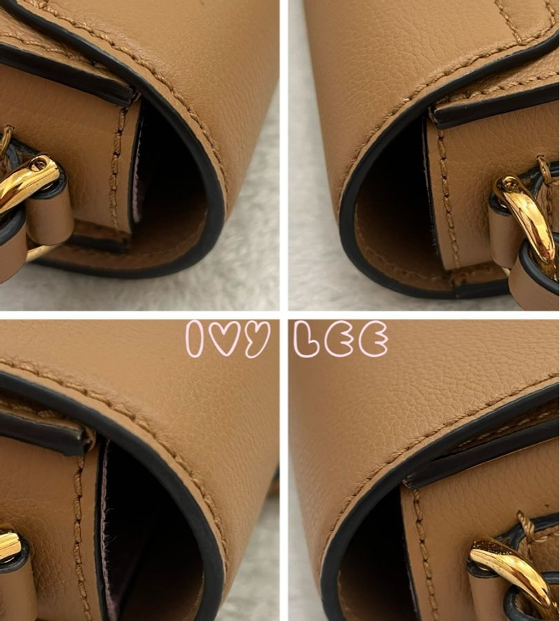 Versace 美杜莎頭皮革 焦糖奶茶色 肩背包 斜背包 1008100 二手精品-15