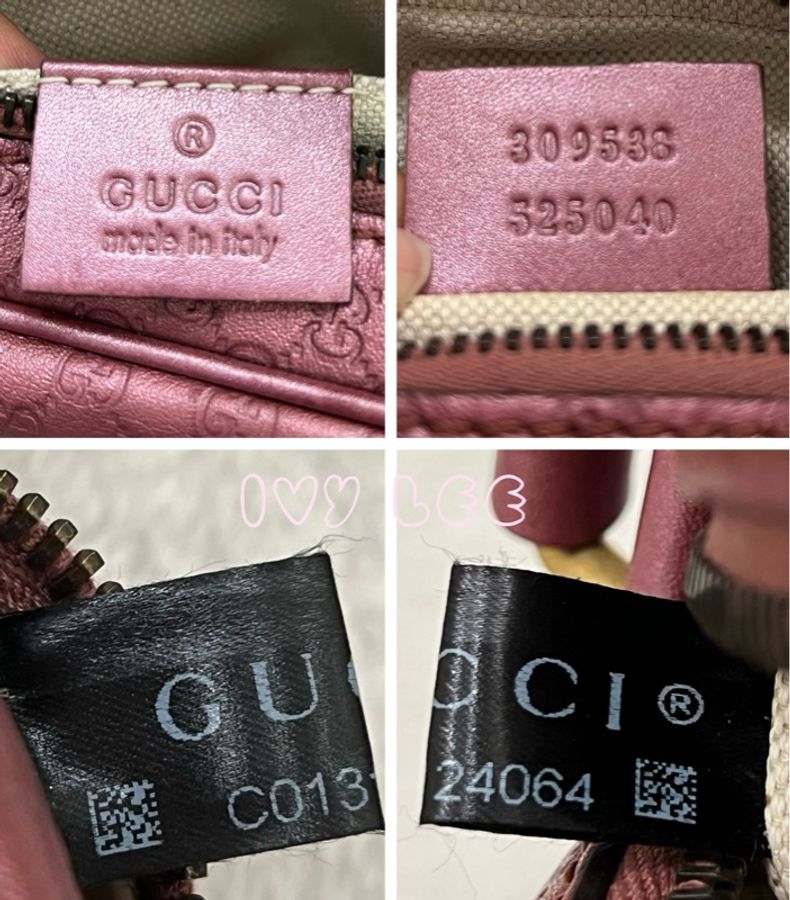 GUCCI sima 皮革 金屬 粉紅309538 單肩包 斜背包 相機包 二手精品-14