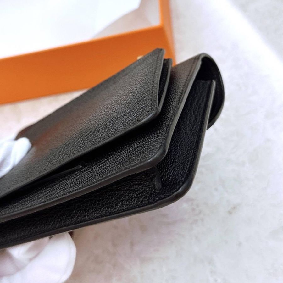 Hermès Roulis Slim 黑金山羊皮 U刻-14