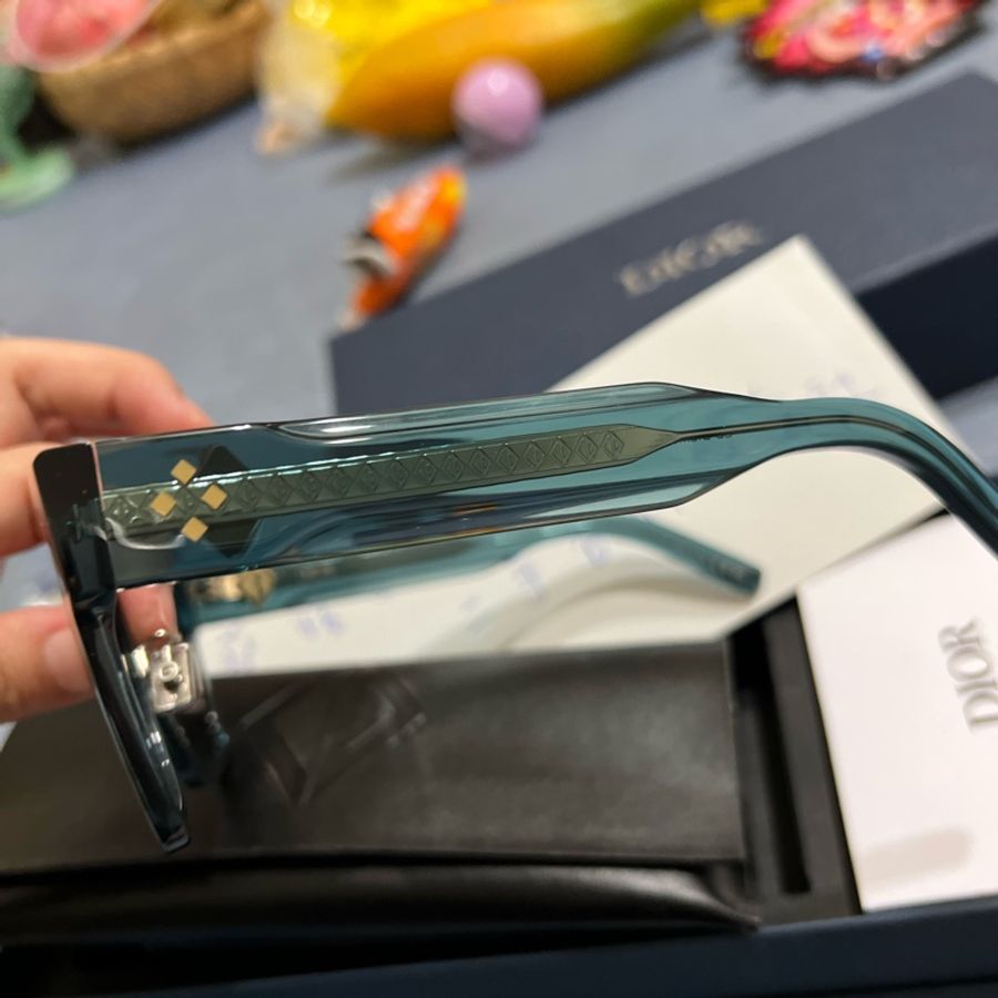Dior CD Diamond S3F 透明灰藍色太陽眼鏡-17