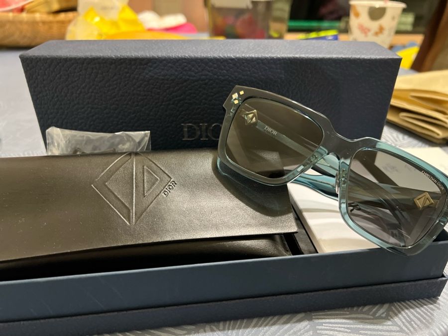 Dior CD Diamond S3F 透明灰藍色太陽眼鏡-27