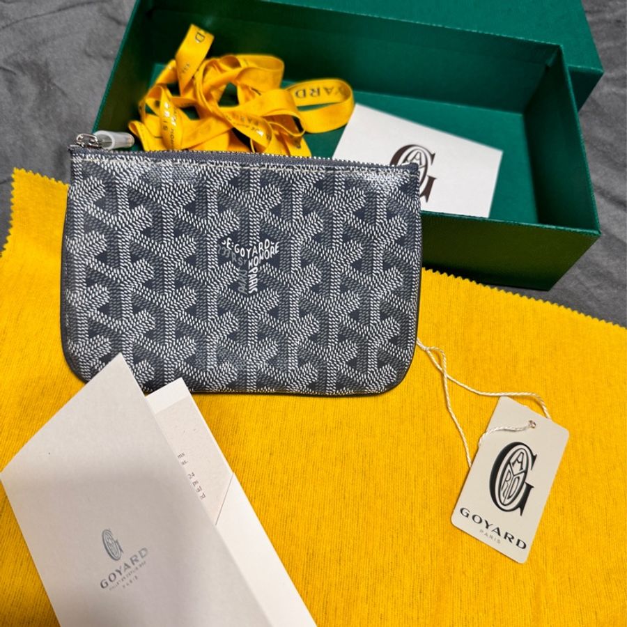 GOYARD一字拉鍊零錢包-5
