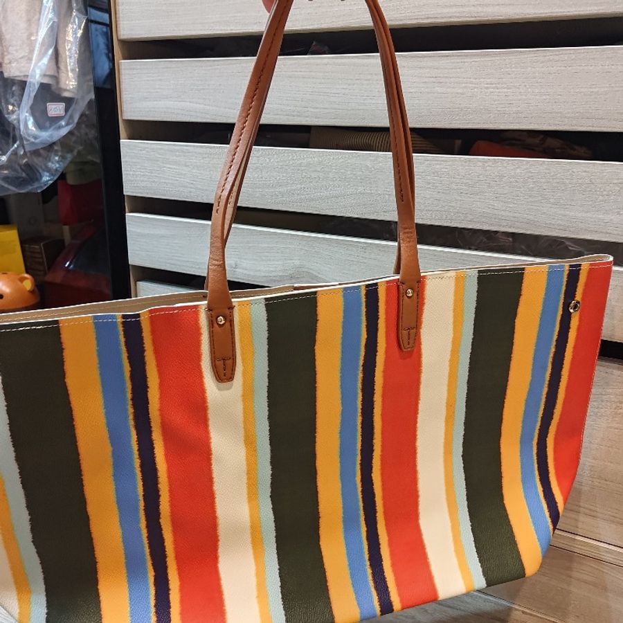 tory burth Vegan leather tote 肩背包 媽媽包-3
