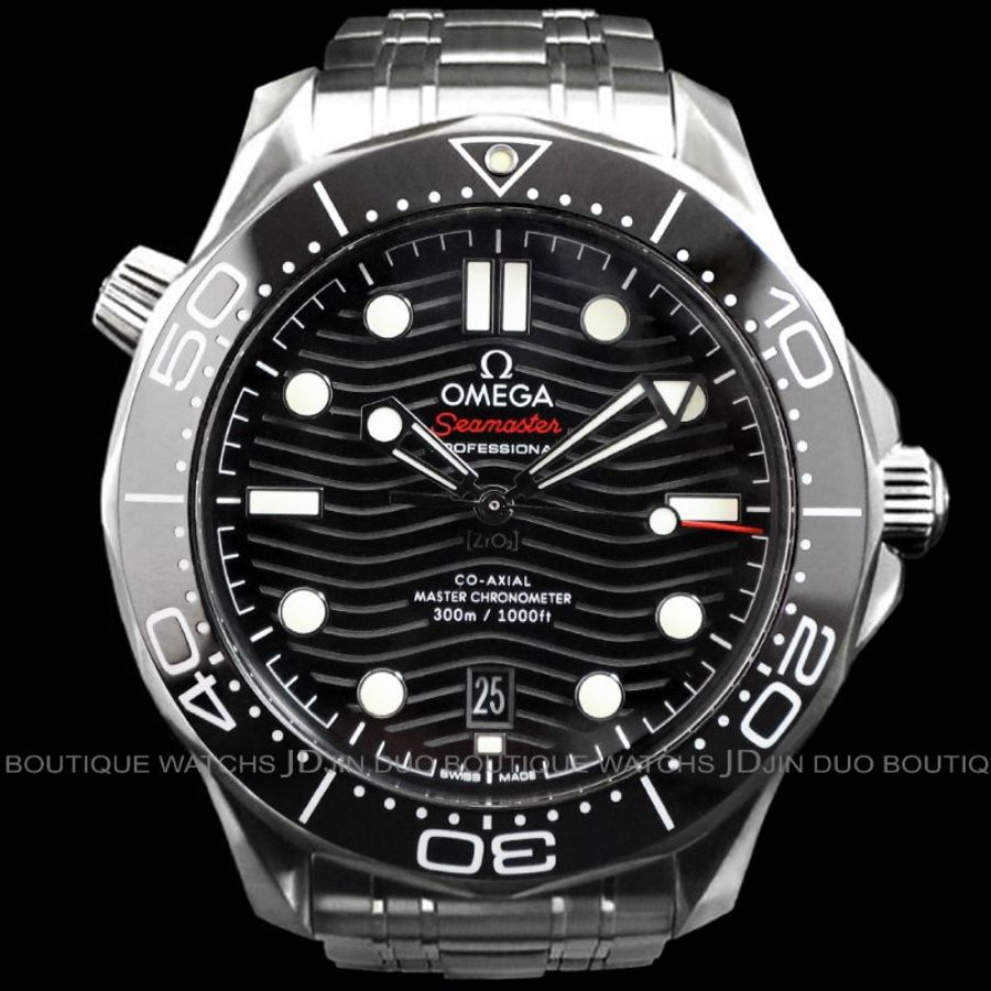 金鐸精品~W875 OMEGA 歐米茄 SEAMASTER 海馬系列 同軸300米排氦42mm黑陶瓷圈 自動上鍊男用腕錶-0