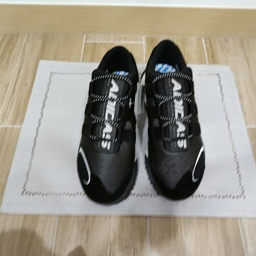 adidas Alexander wang 愛迪達 亞歷山大 王 聯名款基本款 黑色牛皮 logo aw wangbody run 運動鞋休閒鞋 聯名款全新-3