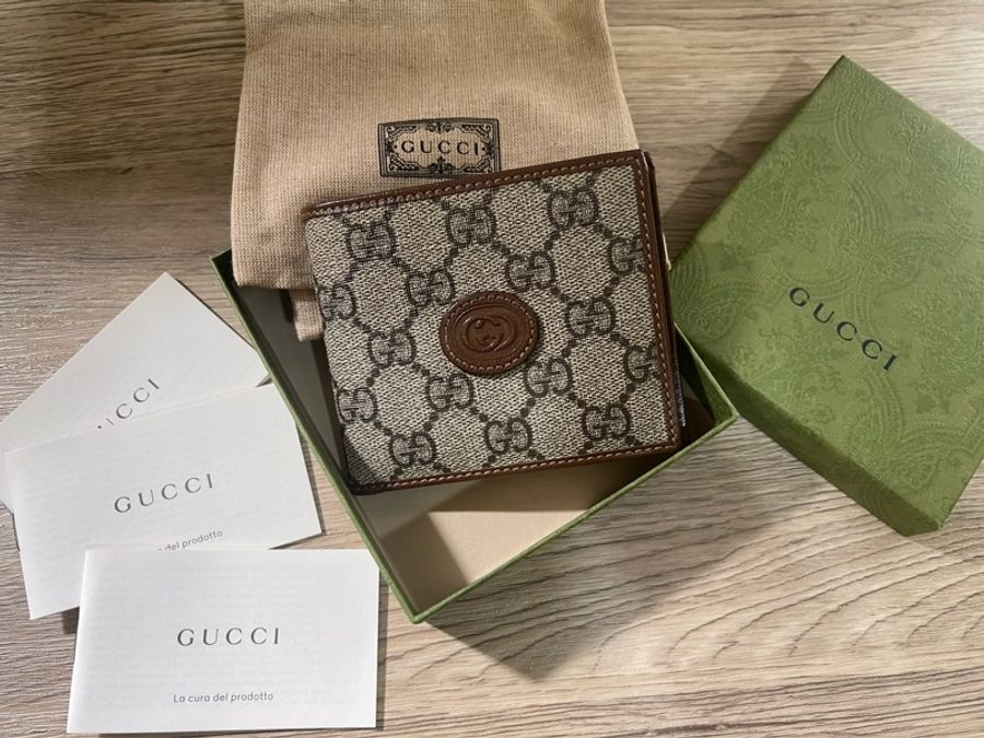全新品-Gucci經典短夾-1