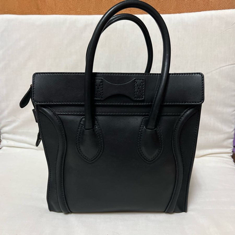 Celine micro 黑色 笑臉包-7