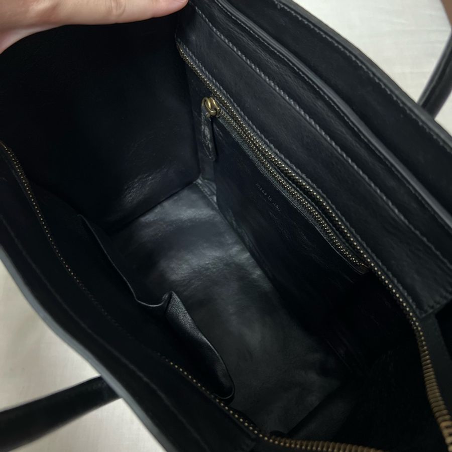 Celine micro 黑色 笑臉包-12