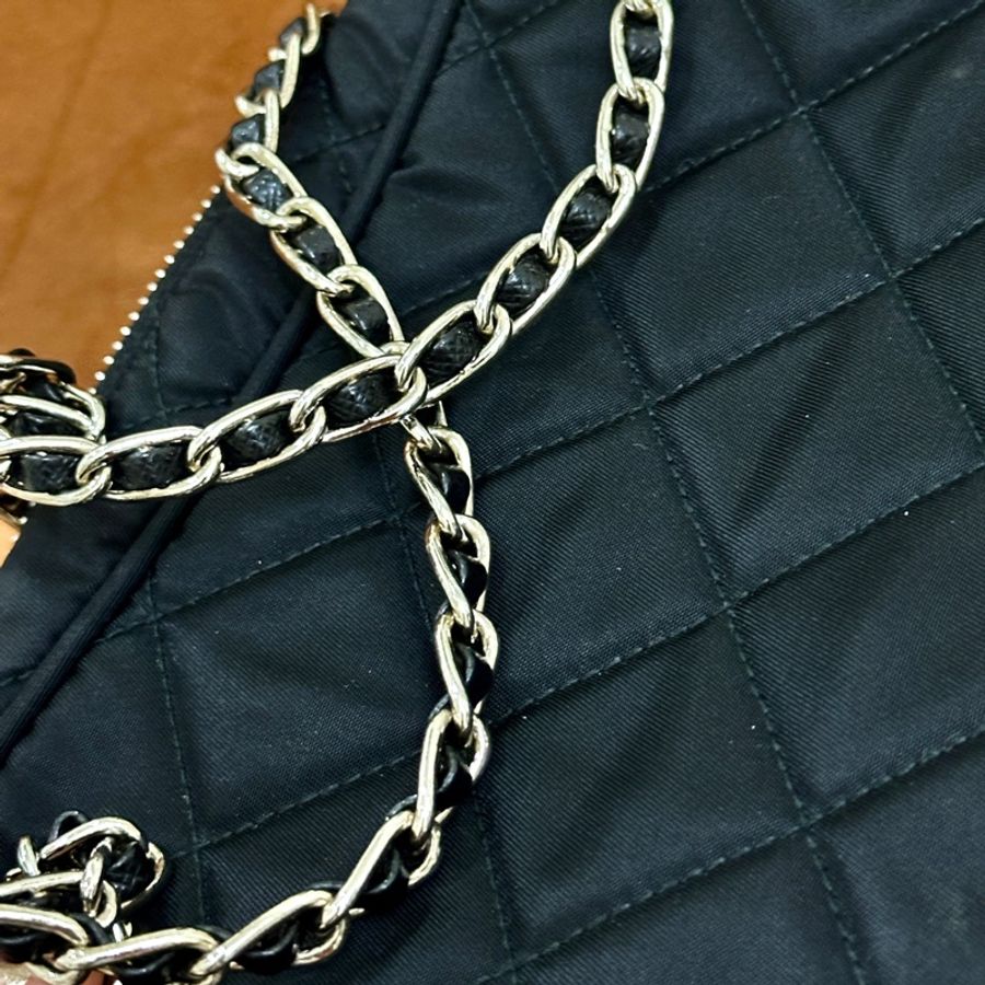Prada 黑 肩背包 包包 手拿包-5
