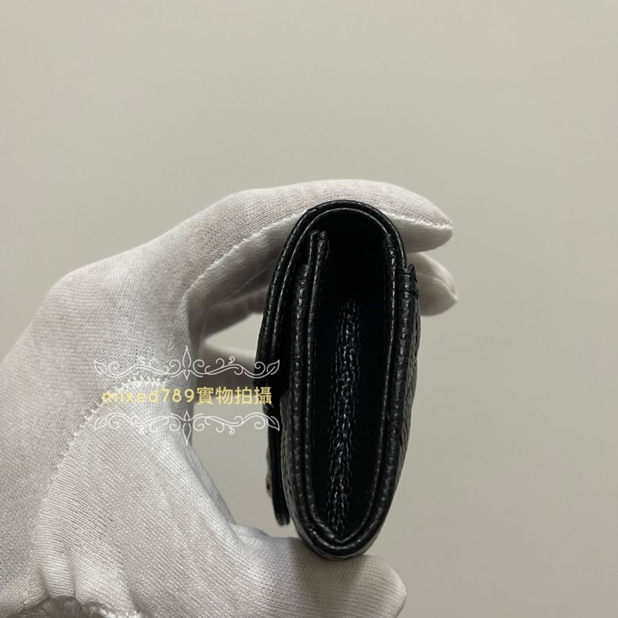 Chanel 香奈兒 小皮件 🔥 黑金牛卡包 卡夾🇹🇼 金扣 牛皮-2