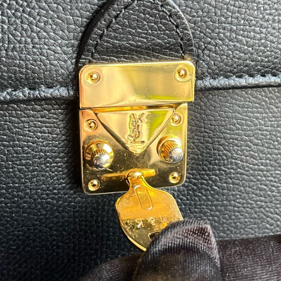 YSL 經典鎖頭(附原廠鑰匙🔑) 手提包 公事包 手拿包 平板可放入-6