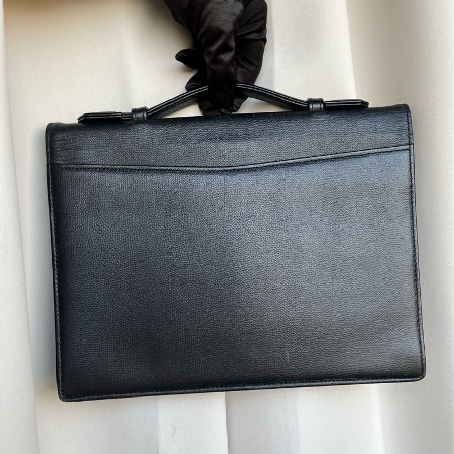 YSL 經典鎖頭(附原廠鑰匙🔑) 手提包 公事包 手拿包 平板可放入-7