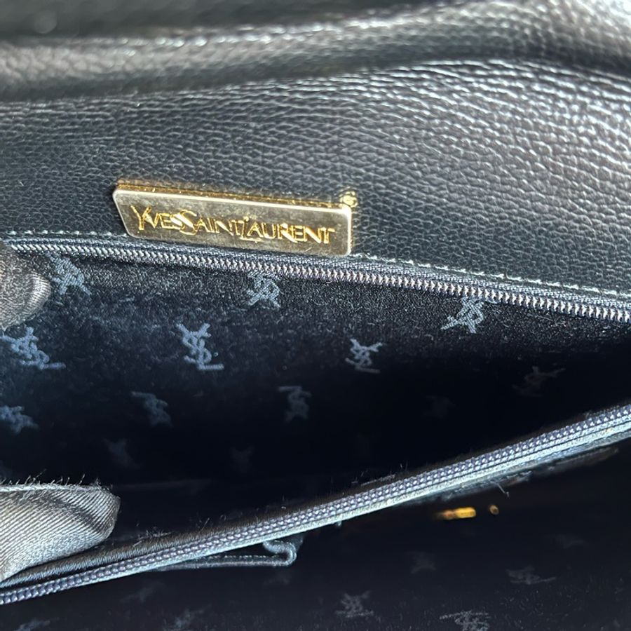YSL 經典鎖頭(附原廠鑰匙🔑) 手提包 公事包 手拿包 平板可放入-19