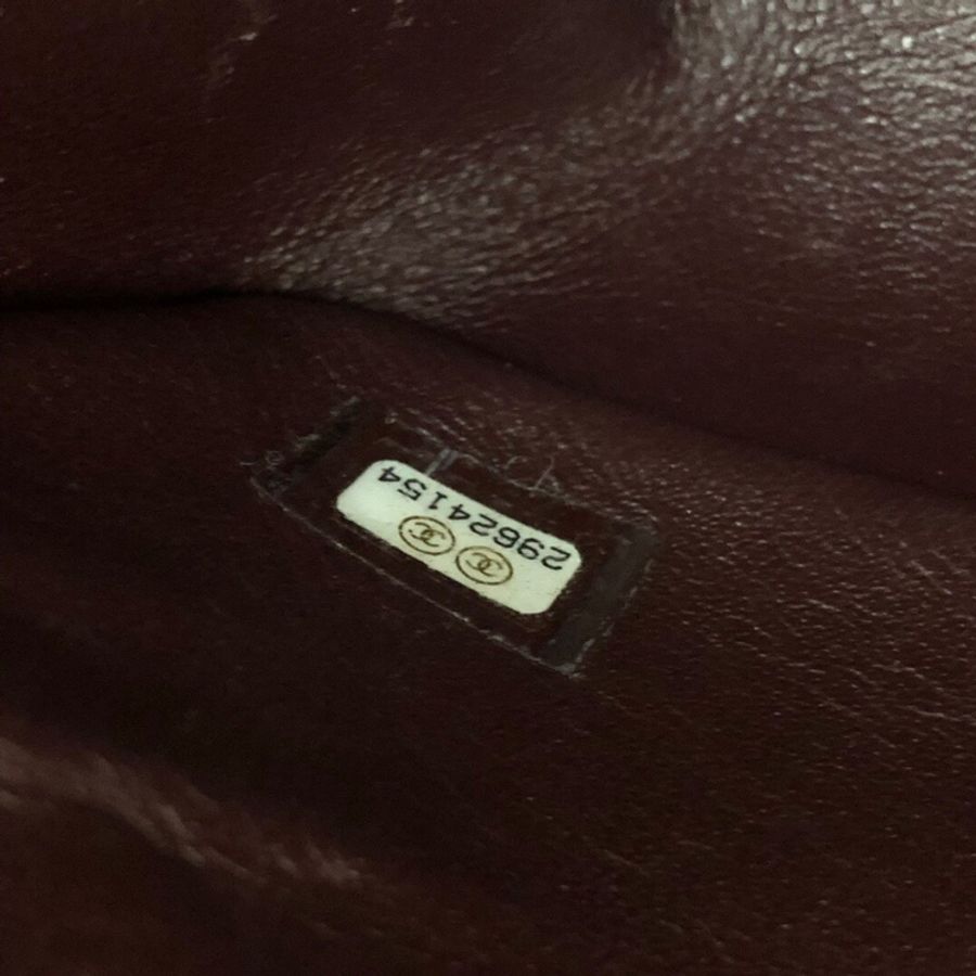 Chanel香奈兒復刻2.55小號黑金雙蓋牛皮鏈條包,長24.5cm 2020年購入-7