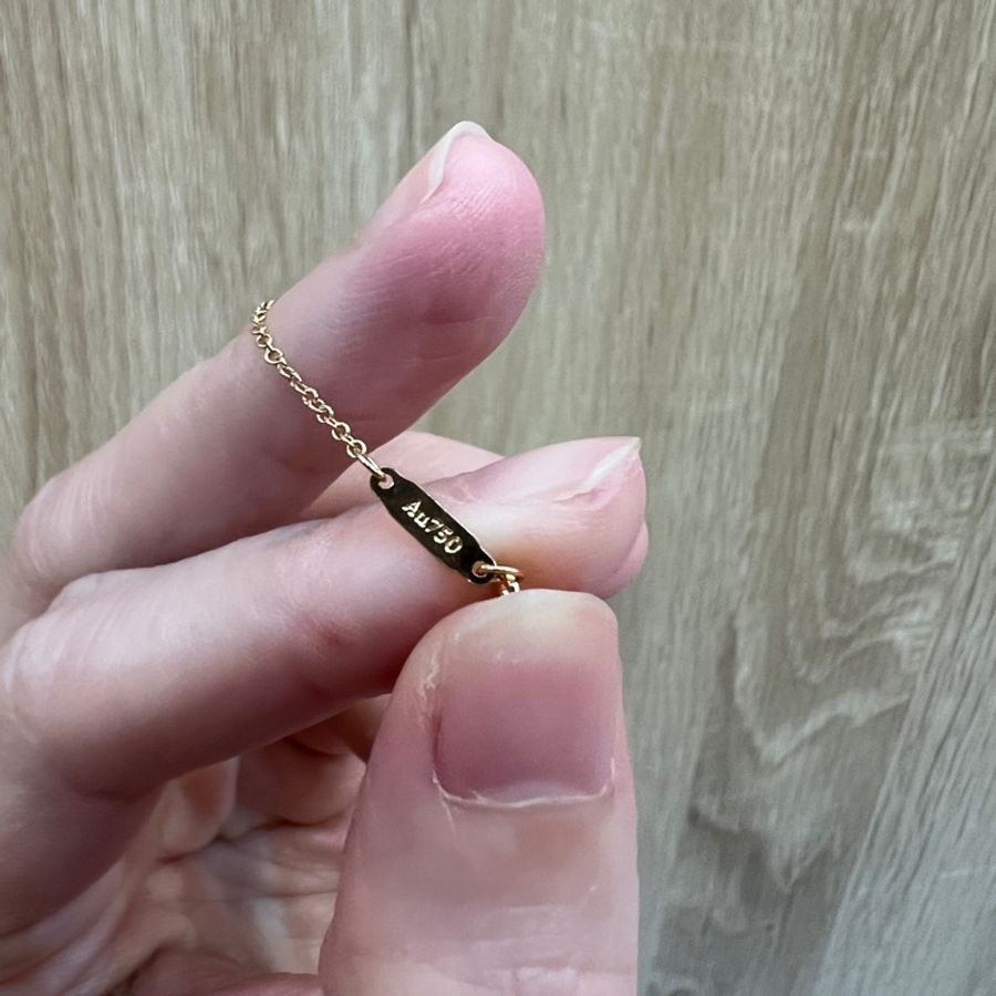 Tiffany 18k玫瑰金Smile小號項鍊-5