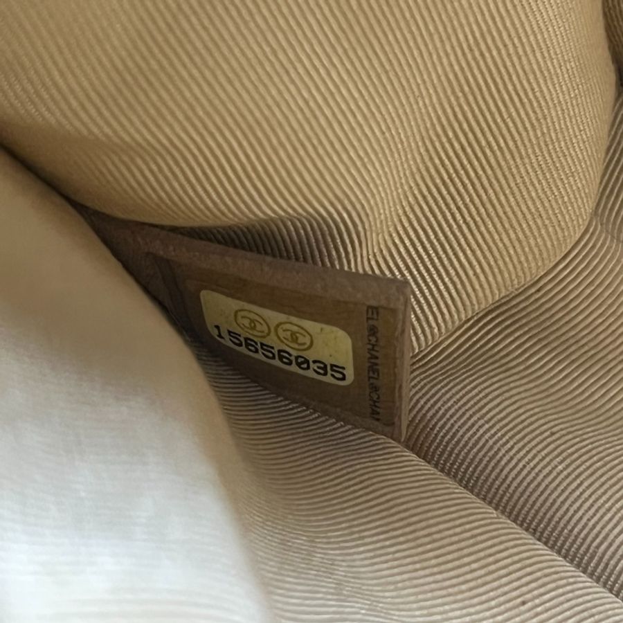 Chanel 全皮黑金鍊條單肩斜挎包-8