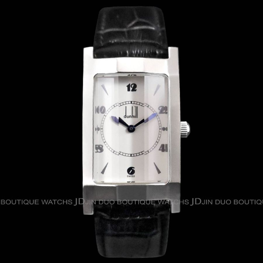 金鐸精品~W483 DUNHILL 登喜路 經典三切面系列手動上鍊男用腕錶-0