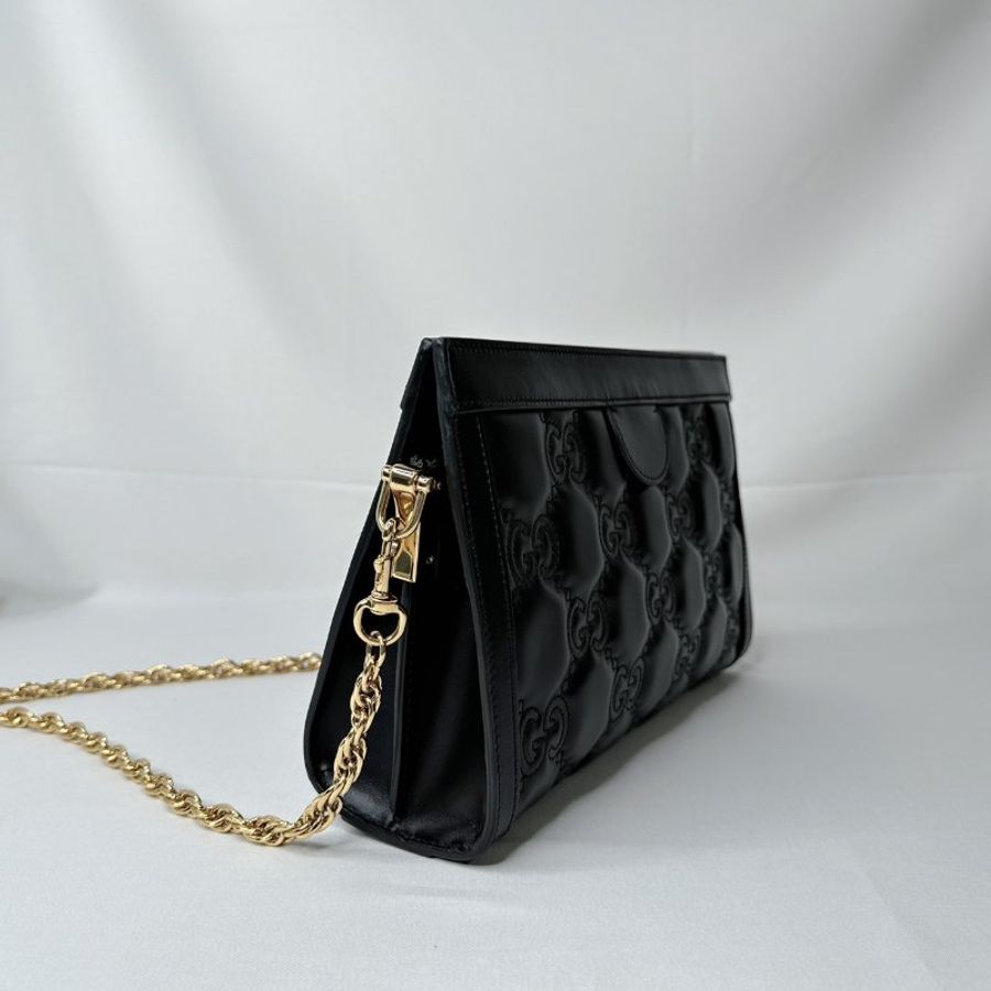 GUCCI Matelasse絎縫皮革斜背包-5