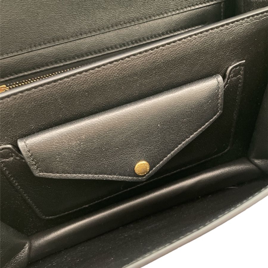 SAINT LAURENT 鱷魚壓紋斜背包-10