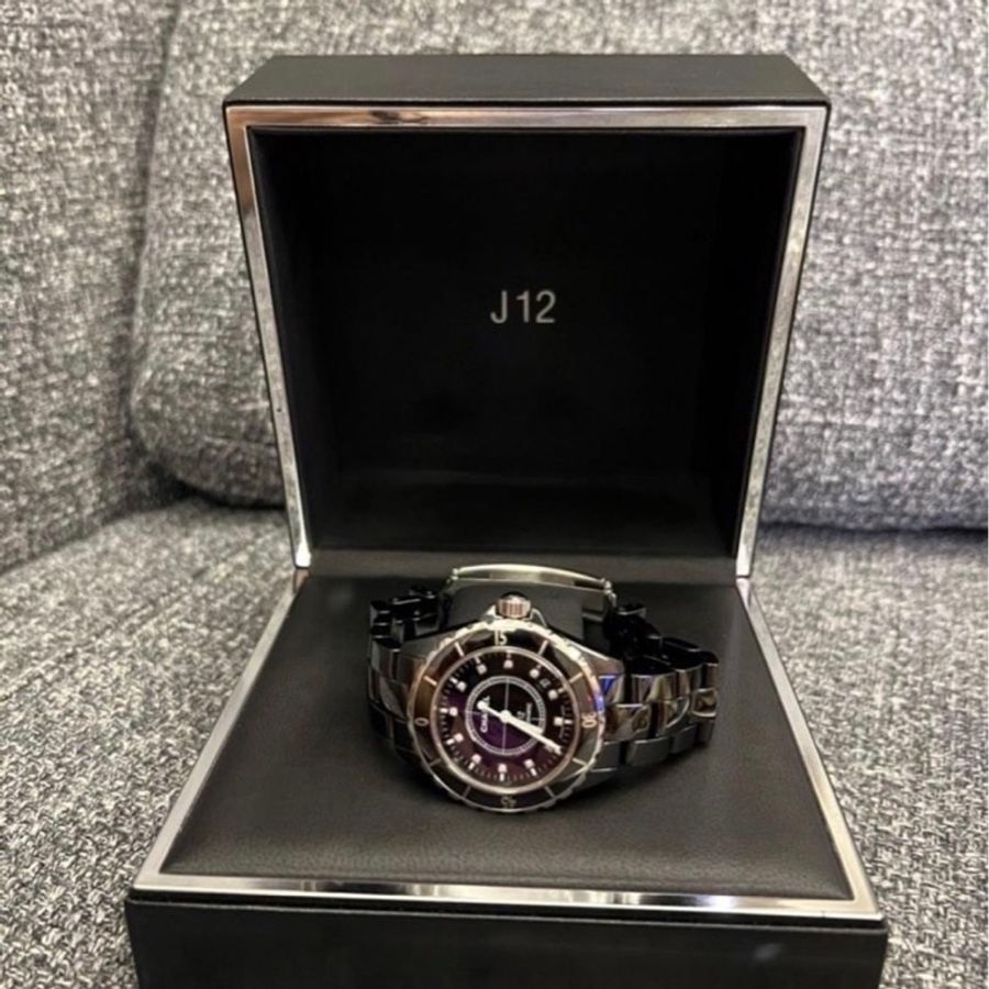 chanel鑽版J12機械-11