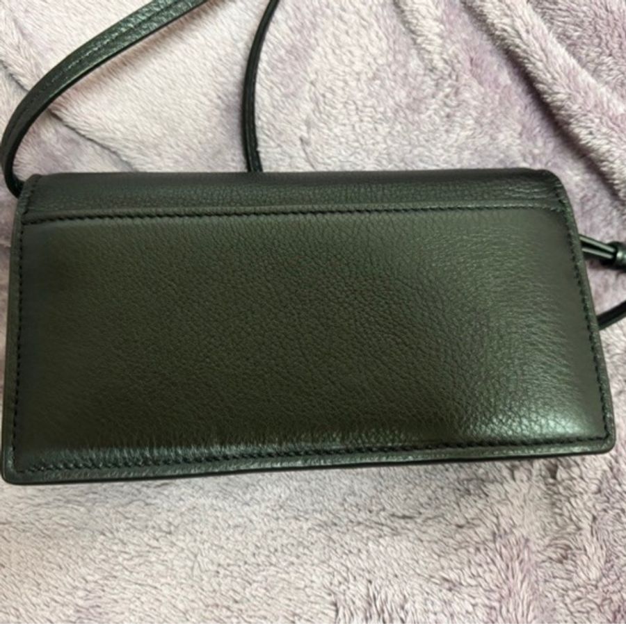 Tory Burch Miller Woc荔枝紋翻蓋斜背包-10