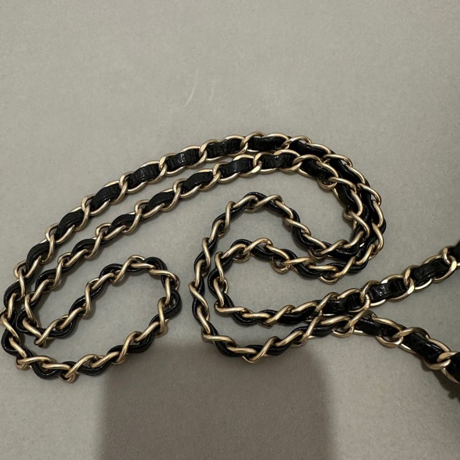 Chanel Caviar 20cm 金扣-5