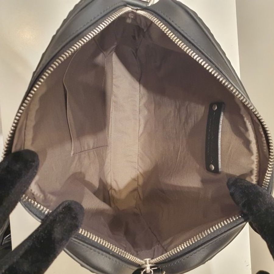 Bottega Veneta 443872 小羊皮編織郵差包 - 黑色經典設計,義大利製【促銷品】-8