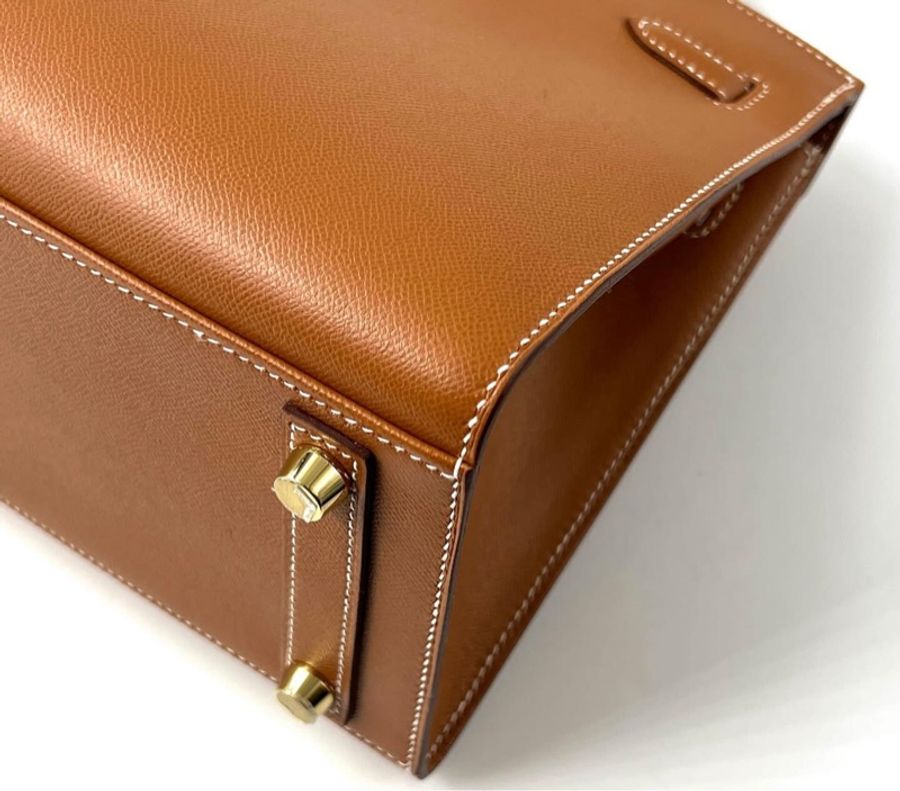 Hermes birkin 25 Z刻 金剛色 金棕色-6