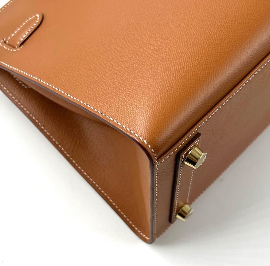 Hermes birkin 25 Z刻 金剛色 金棕色-7