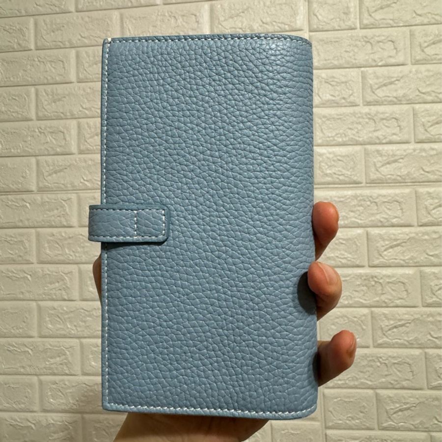 BALLY Amber 鎖頭設計粒面小牛皮多夾層中長夾-9