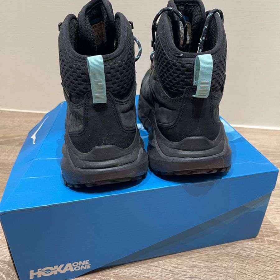 ✔️HOKA ONE ONE Kaha GTX 登山鞋 黑色/藍色 女款-5