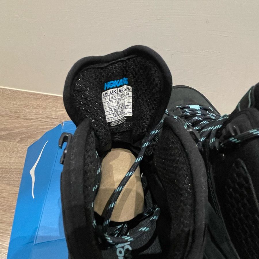 ✔️HOKA ONE ONE Kaha GTX 登山鞋 黑色/藍色 女款-6