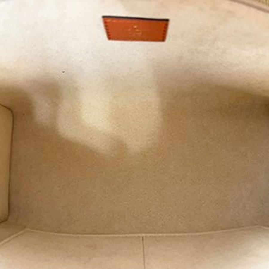 LV 奶茶色牛皮 ON MY SIDE 簇絨手提/斜背二用包(MM) M53825-5