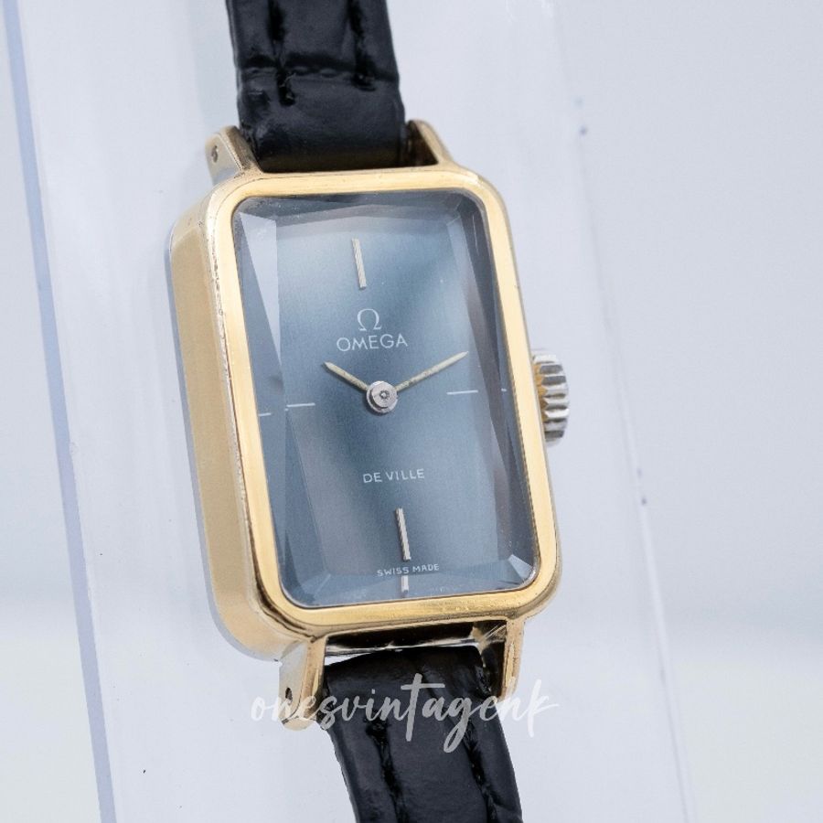 [Pre-owned] Omega 歐米茄 De Ville Ladies Watch 碟飛系列方糖手錶-15