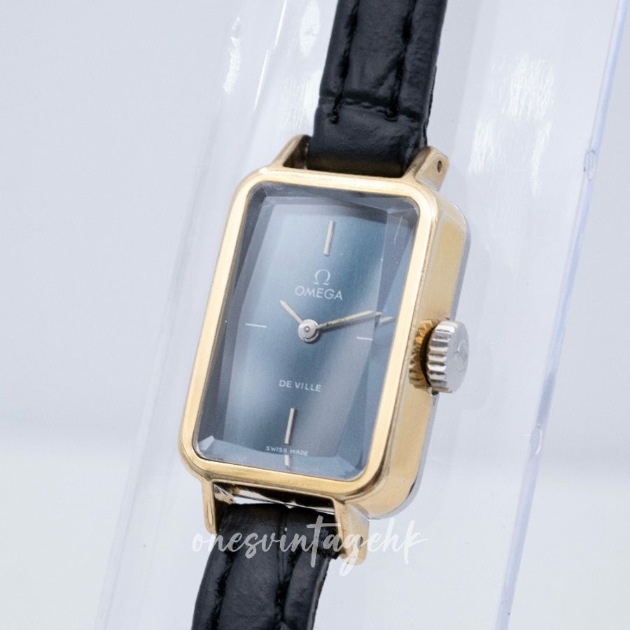 [Pre-owned] Omega 歐米茄 De Ville Ladies Watch 碟飛系列方糖手錶-16
