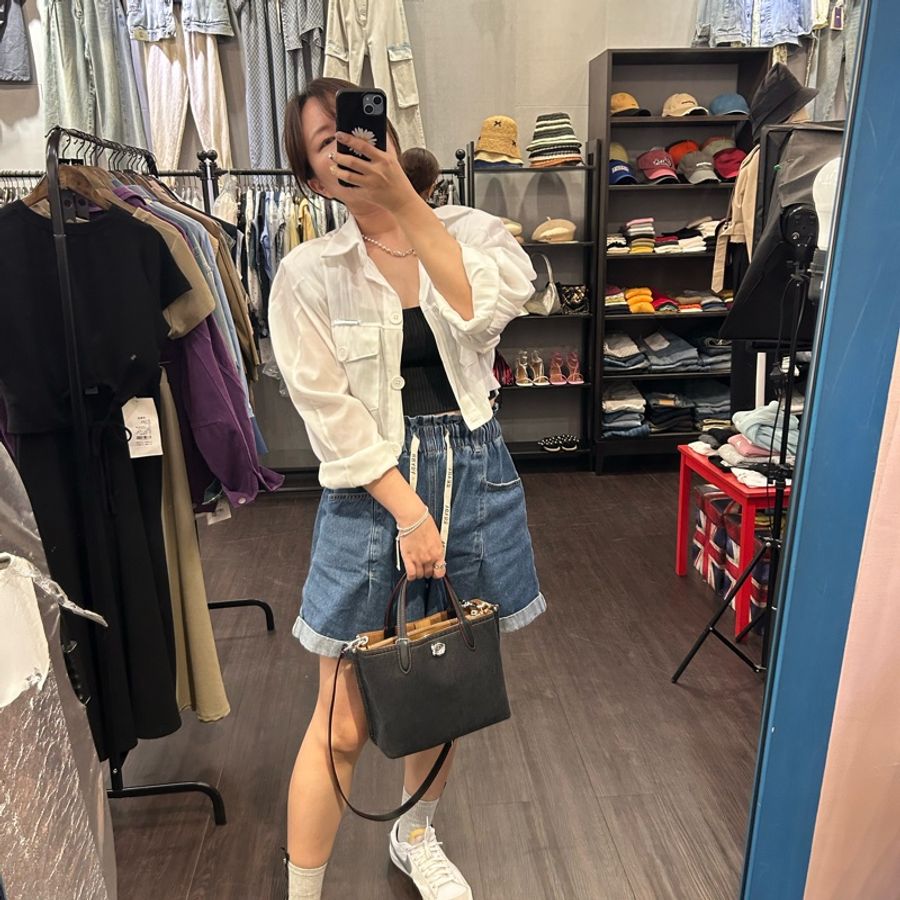 COACH WILLOW 24 單寧托特手袋-5