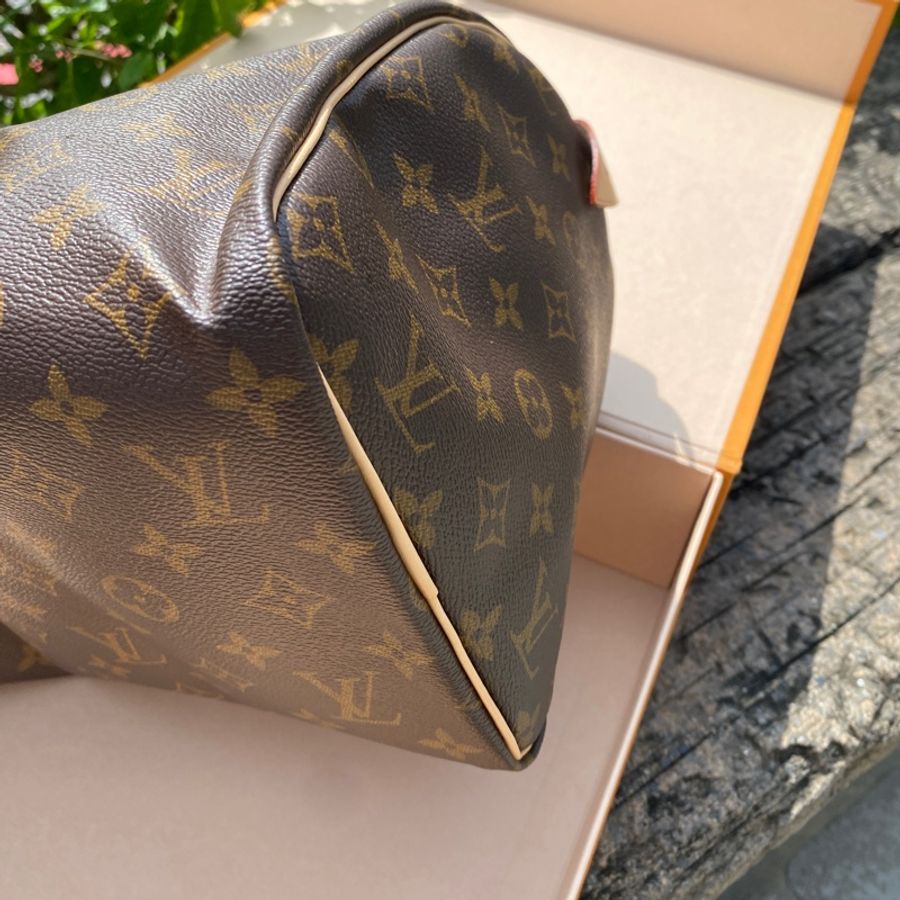 全新LV老花Speedy Bandoulière 30手提波士頓包M41108-7