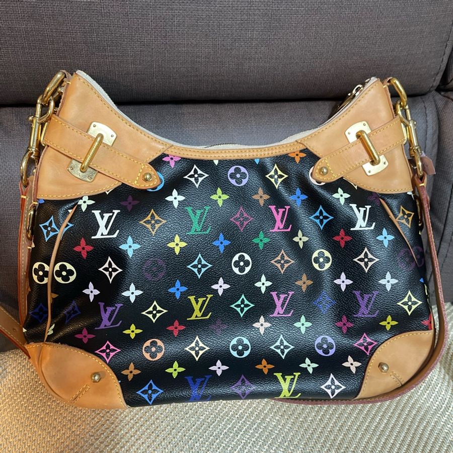 LV M40196村上隆黑彩黑三彩絕版 限量-1