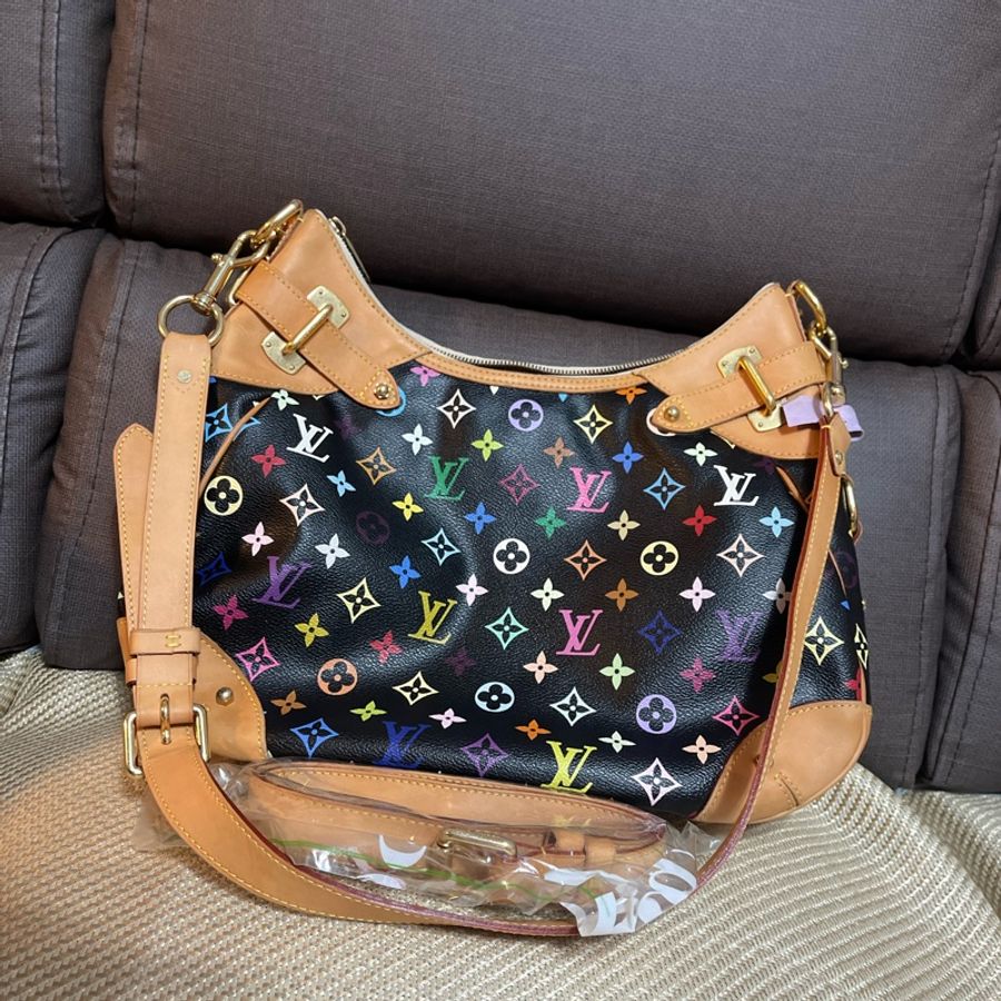 LV M40196村上隆黑彩黑三彩絕版 限量-10