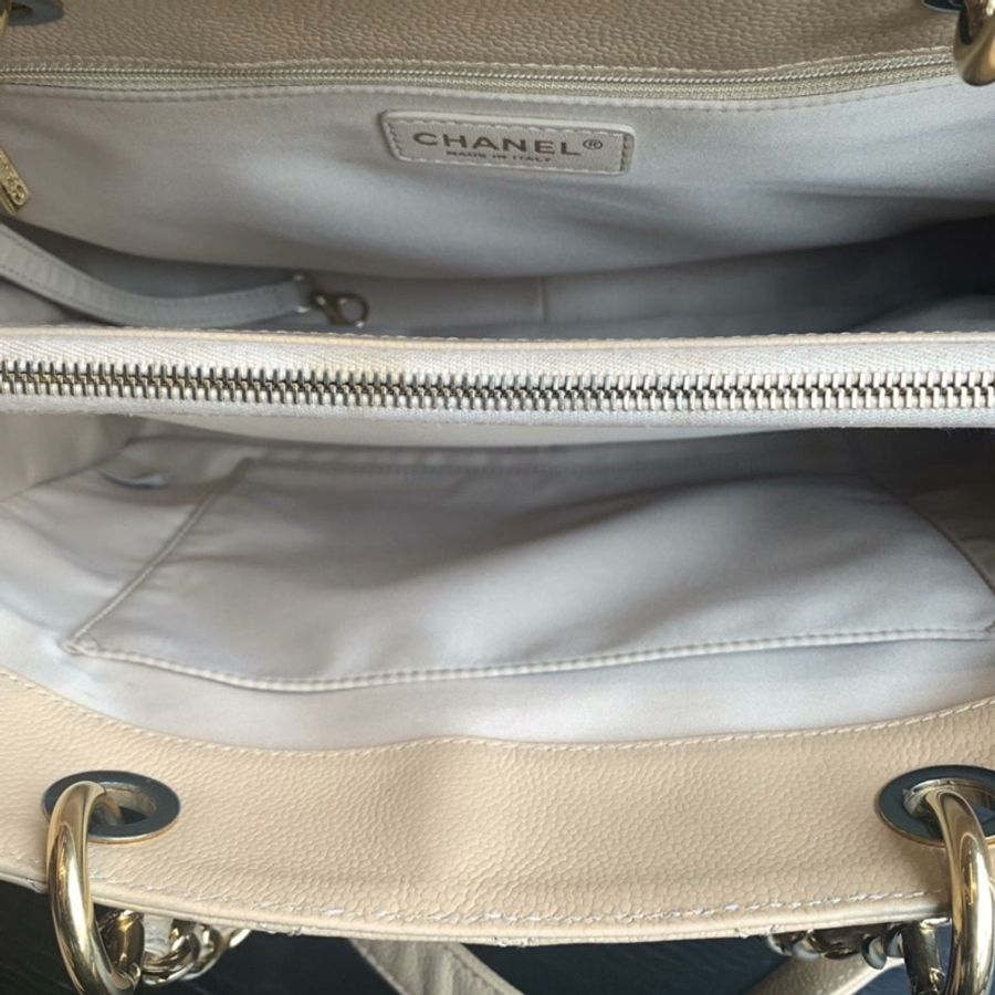 Chanel GST 米色托特包-4