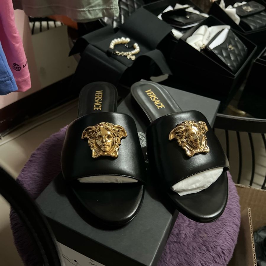 VERSACE 凡賽斯 杜莎鞋39號-0