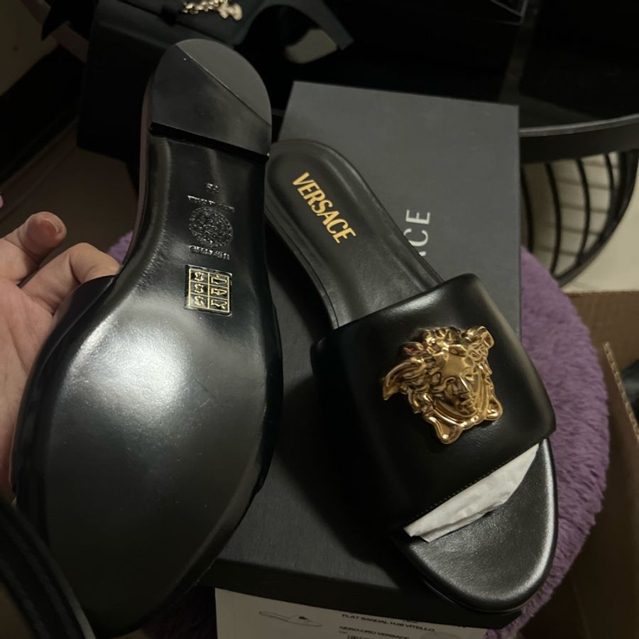 VERSACE 凡賽斯 杜莎鞋39號-3