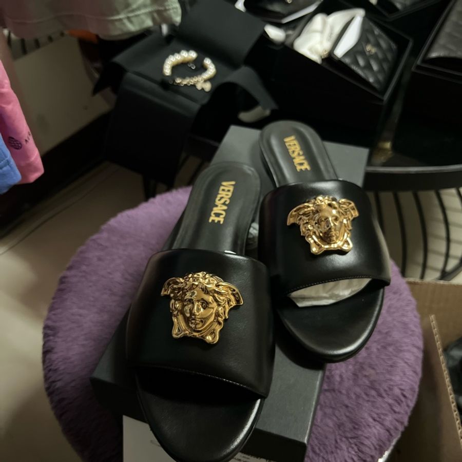 VERSACE 凡賽斯 杜莎鞋39號-5
